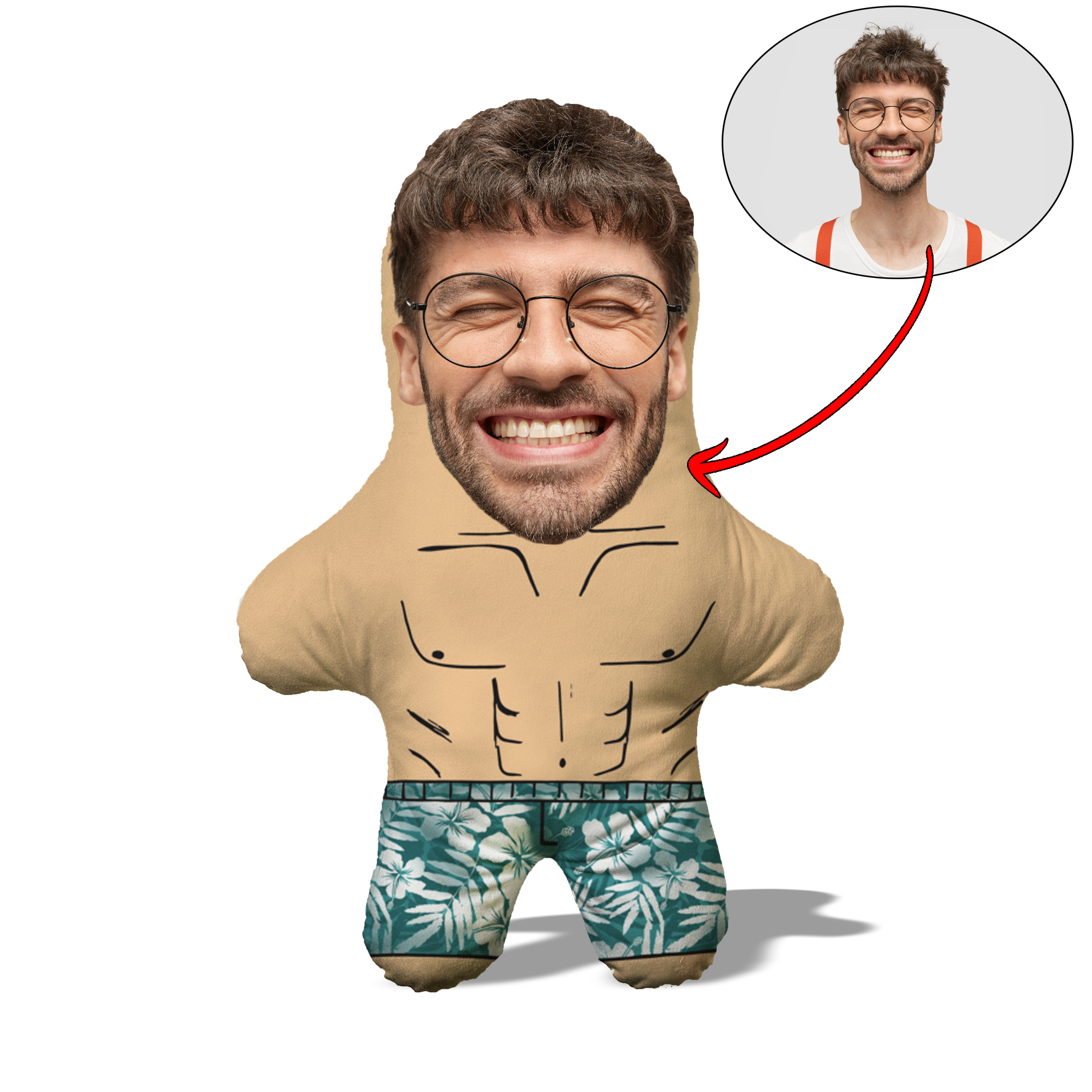 Подушка MiniMe Гавайские шорты