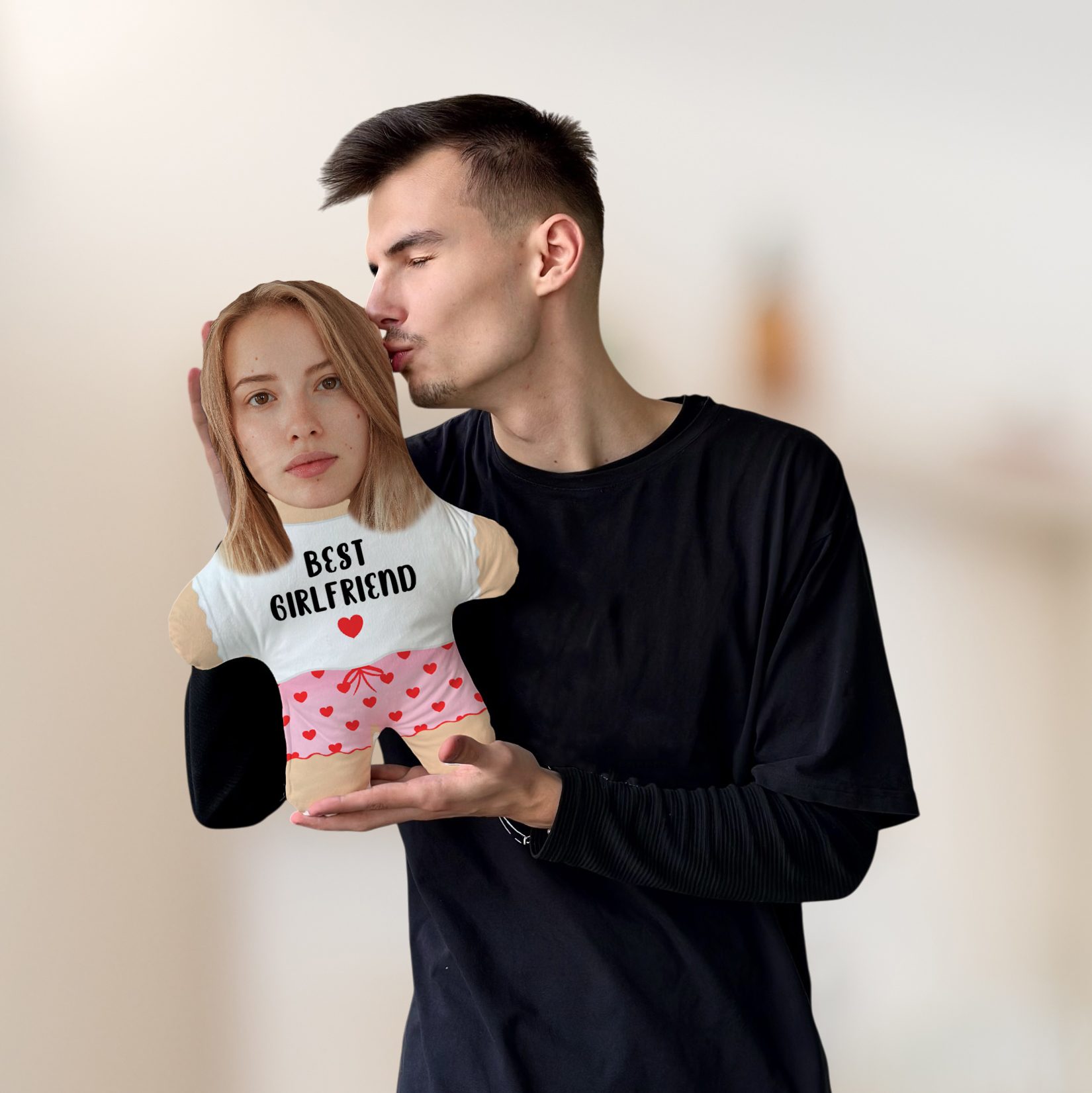Подушка MiniMe "Best Girlfriend", для любимой девушки - Image 3