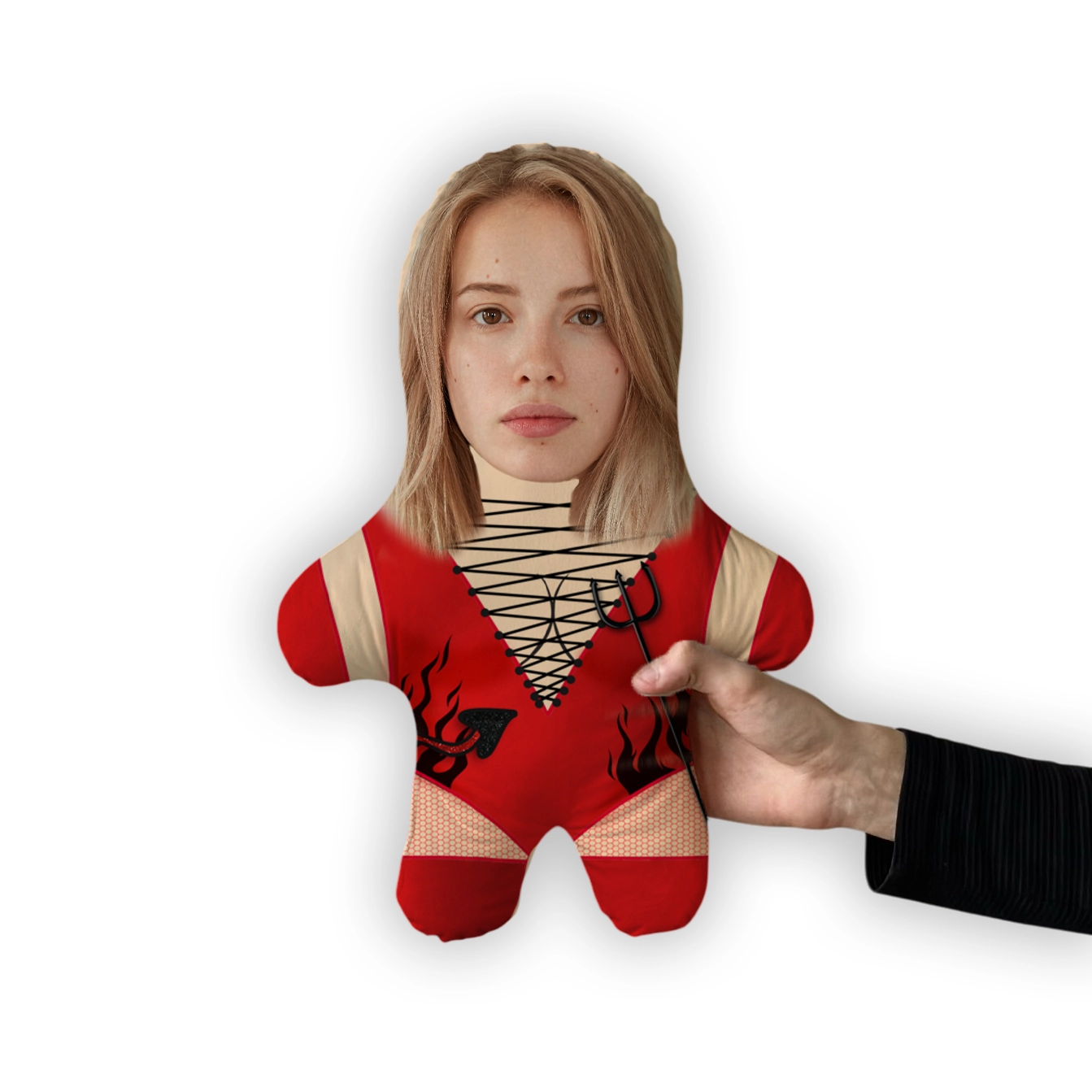 Персонализированная подушка с лицом Дьяволица MiniMe - Image 2