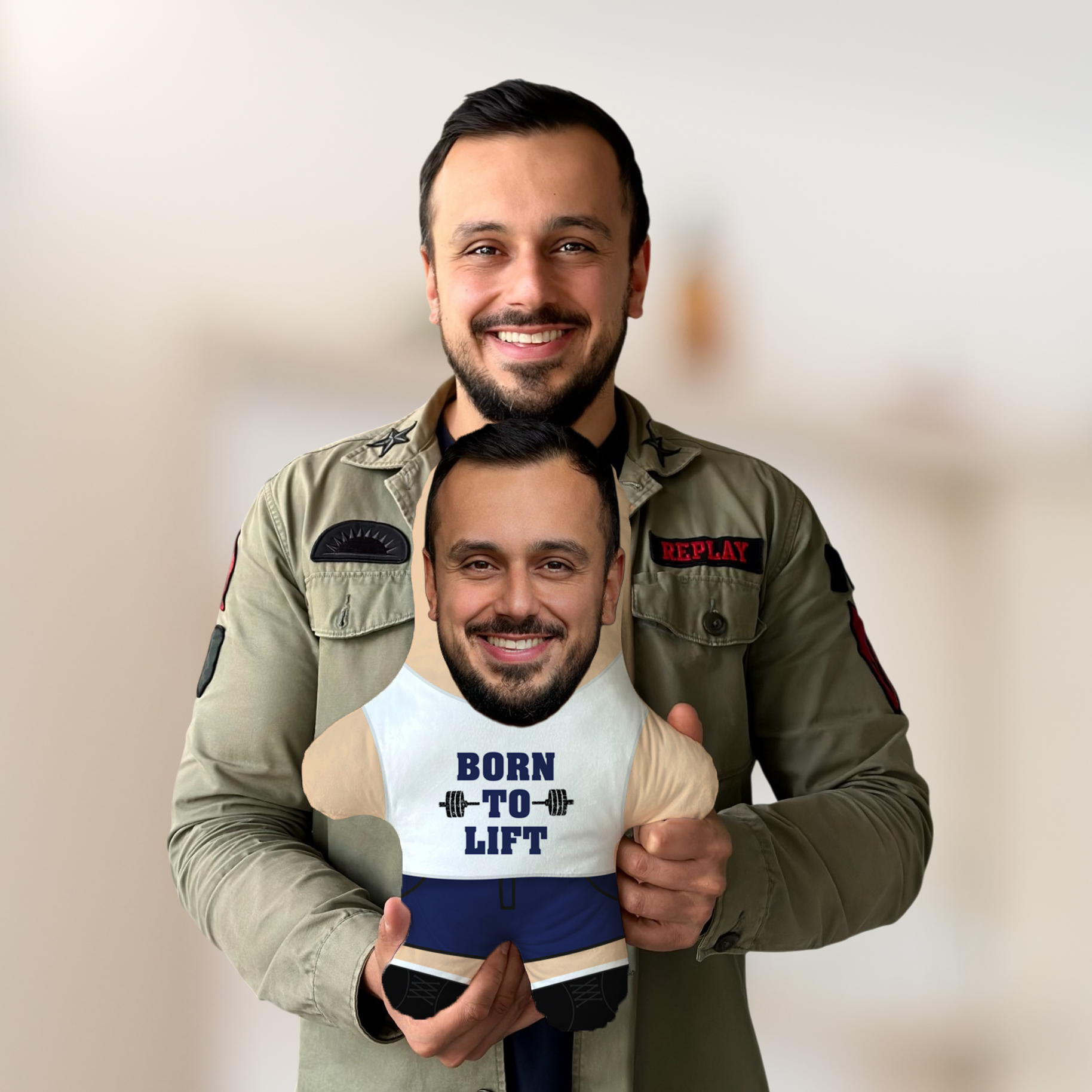 Подушка Born to Lift MiniMe, для любителей тягать большой вес - Image 3