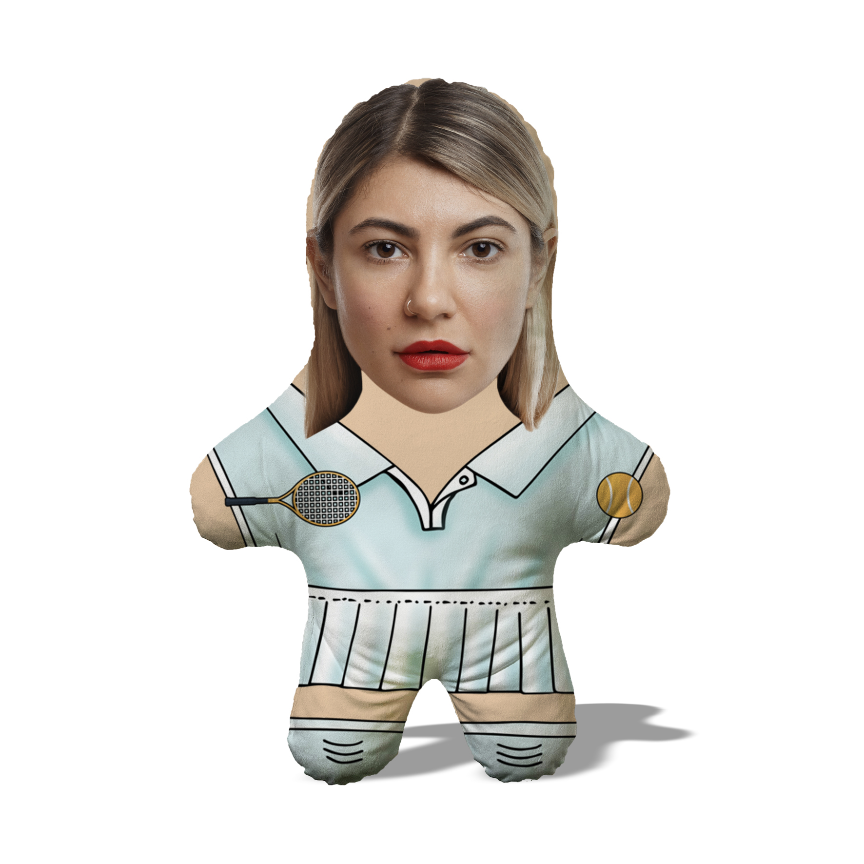Подушка Теннисистка MiniMe, подарок для спортсменок